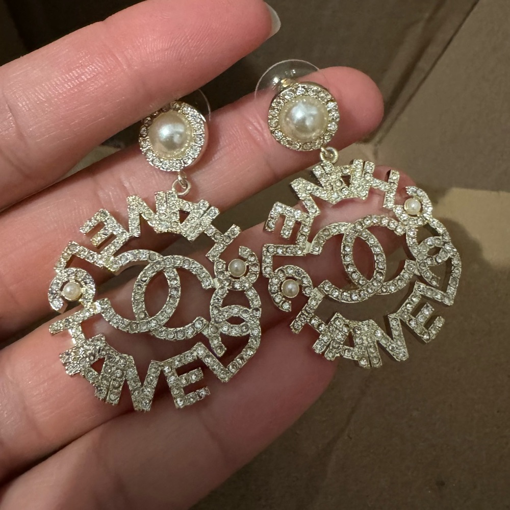 CC earrings